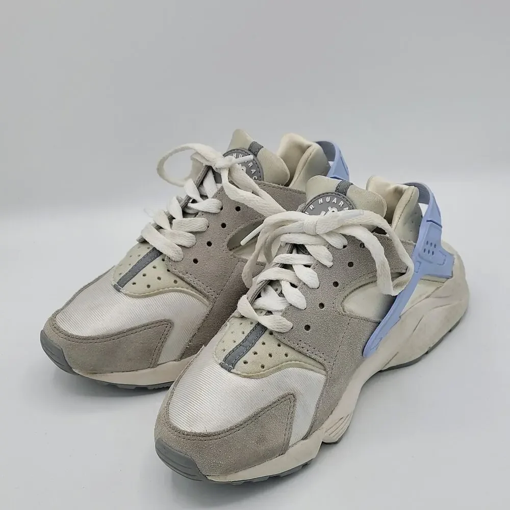 Nike Air Huarache Grey Celestine Blue women's size 6.5 DV6983-100